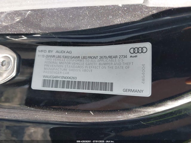 2014 AUDI S5 WAUCGAFH1EN006263 Photo 8