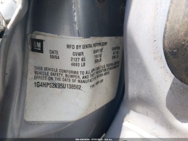 2005 BUICK LESABRE 1G4HP52K95U138562 Photo 8