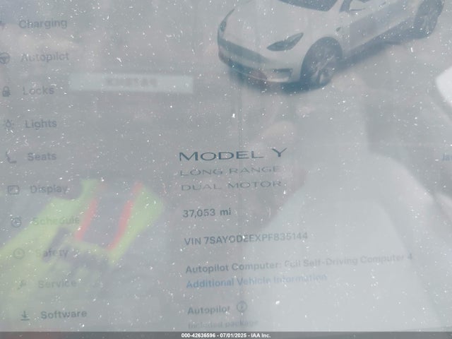 2023 TESLA MODEL Y 7SAYGDEEXPF835144 Photo 6