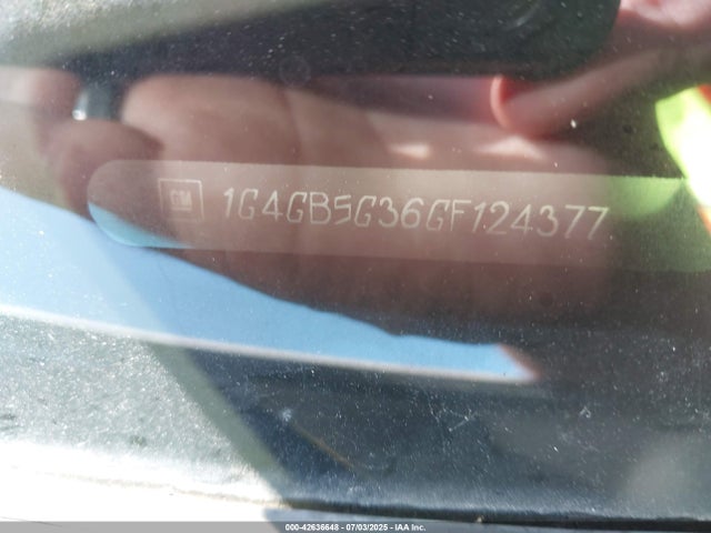 1G4GB5G36GF124377 Buick lfx - sidi, vvt, e85 max, alum gm