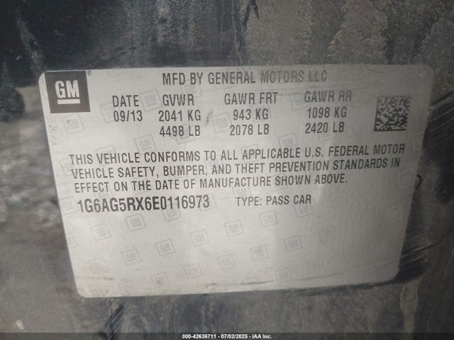 2014 CADILLAC ATS 1G6AG5RX6E0116973 Photo 8