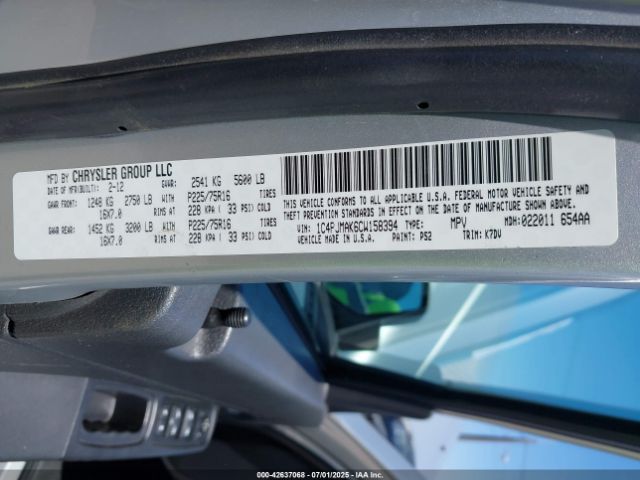 2012 JEEP LIBERTY 1C4PJMAK6CW158394 Photo 8