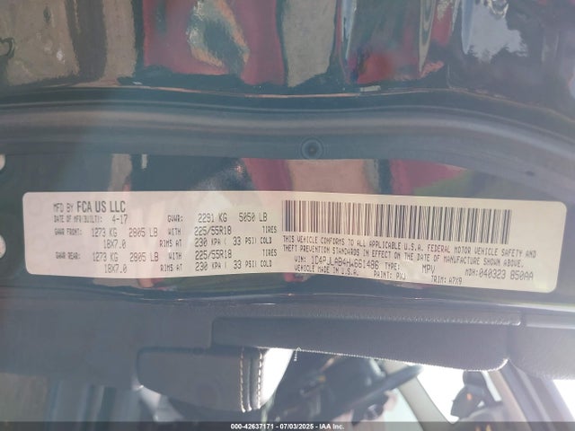 1C4PJLAB4HW661486 Jeep 2017