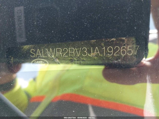 SALWR2RV3JA192657 Land Rover aj126