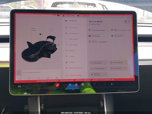 Tesla MODEL 3 2019 5YJ3E1EA3KF305924 Image 7