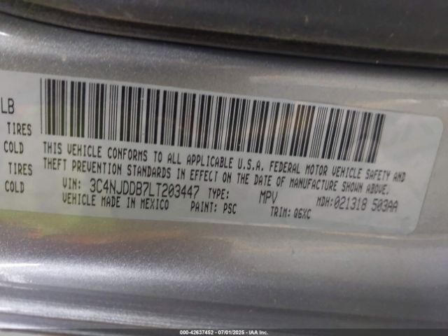 2020 JEEP COMPASS 3C4NJDDB7LT203447 Photo 8