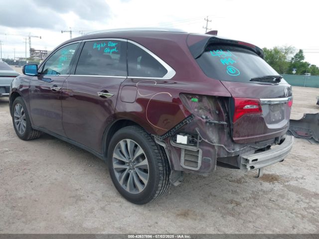 2016 ACURA MDX 5FRYD3H44GB021301 Photo 2