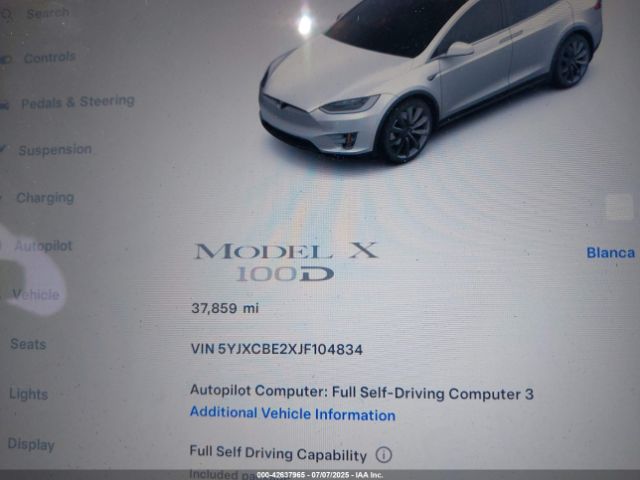 2018 TESLA MODEL X 5YJXCBE2XJF104834 Photo 6