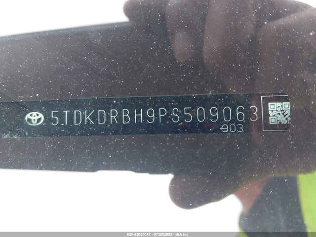 5TDKDRBH9PS509063 Toyota t24a-fts