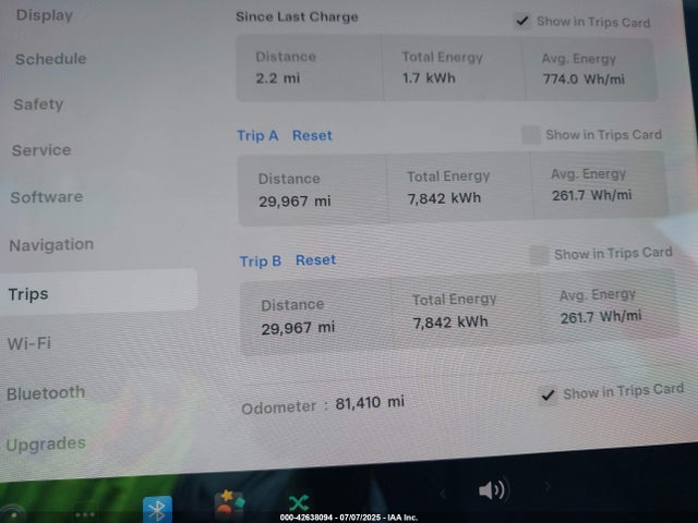 5YJ3E1EB9KF386081 Tesla 2019