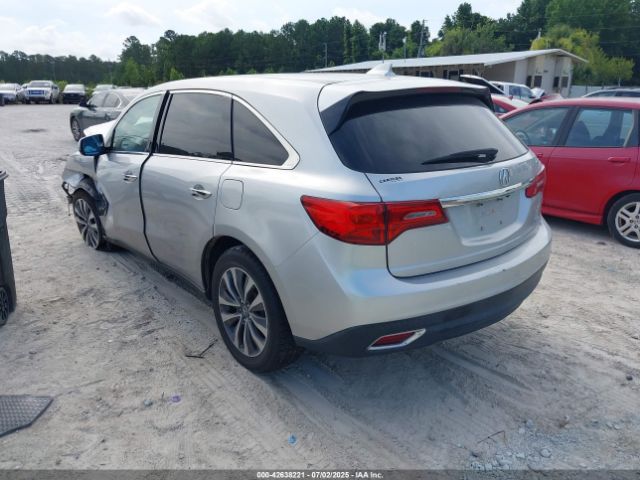 2014 ACURA MDX 5FRYD4H6XEB047714 Photo 2