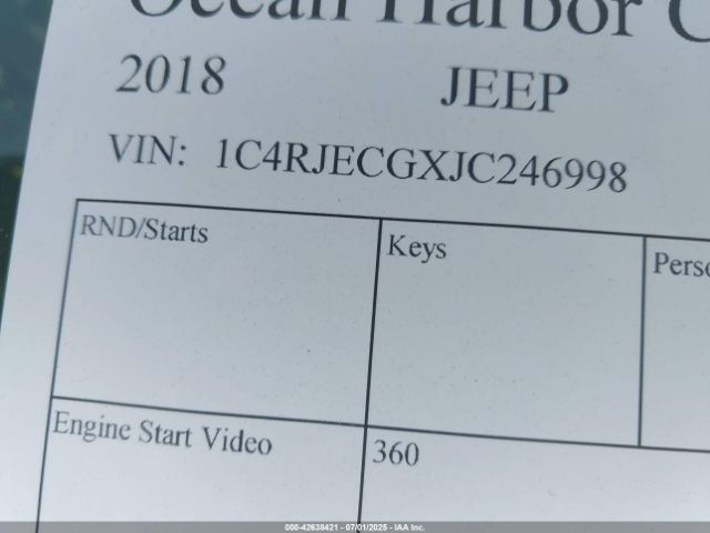 2018 JEEP GRAND CHEROKEE 1C4RJECGXJC246998 Photo 8