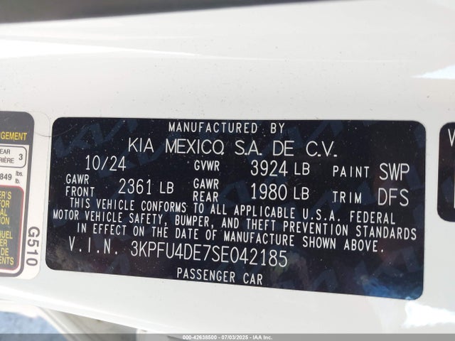 KIA 2025 2025 3KPFU4DE7SE042185 Image 9