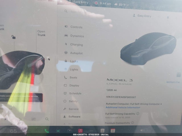 2025 TESLA MODEL 3 5YJ3E1EA6SF965567 Photo 6