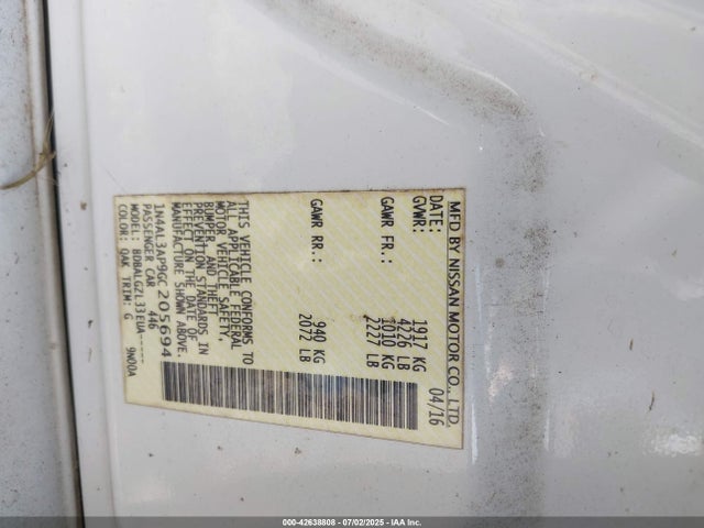 1N4AL3AP9GC205694 Nissan 2016