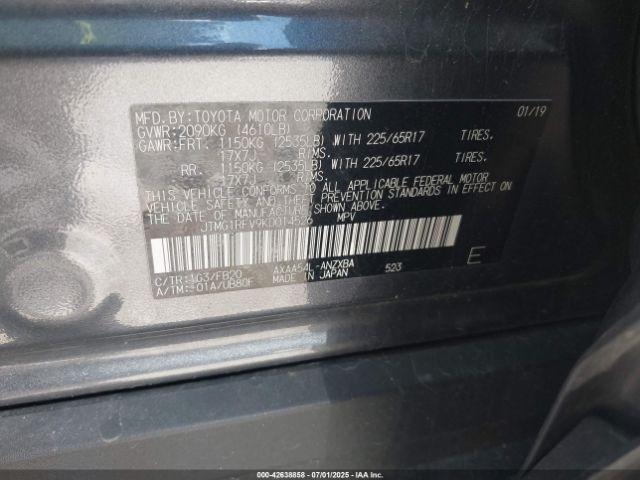 2019 TOYOTA RAV4 JTMG1RFV9KD014526 Photo 8
