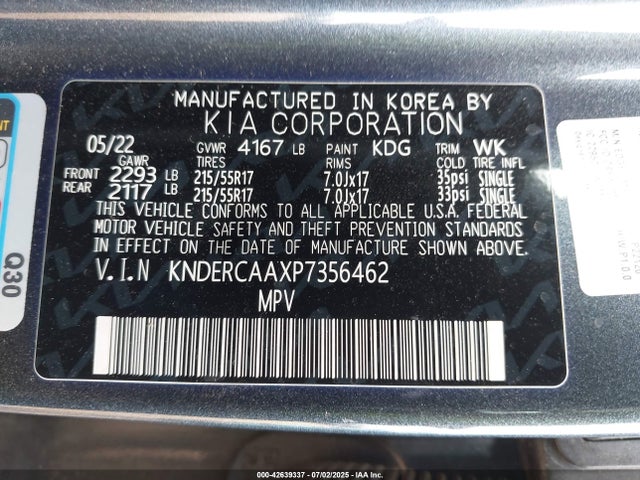 KIA nu 2023 KNDERCAAXP7356462 Image 9