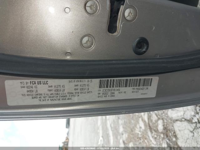 2015 DODGE CHALLENGER 2C3CDZBG3FH913456 Photo 8