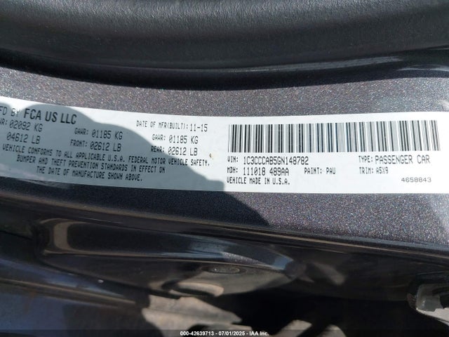 Chrysler 2016 2016 1C3CCCAB5GN148782 Image 9