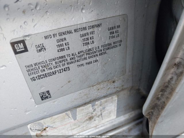 2010 CHEVROLET MALIBU 1G1ZC5E02AF127473 Photo 8