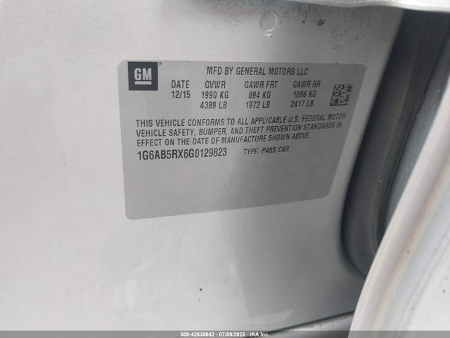 2016 CADILLAC ATS 1G6AB5RX6G0129823 Photo 8