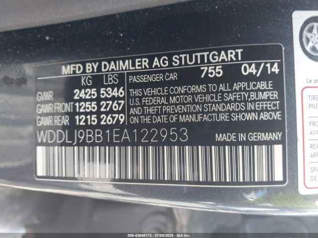 2014 MERCEDES-BENZ CLS 550 WDDLJ9BB1EA122953 Photo 8
