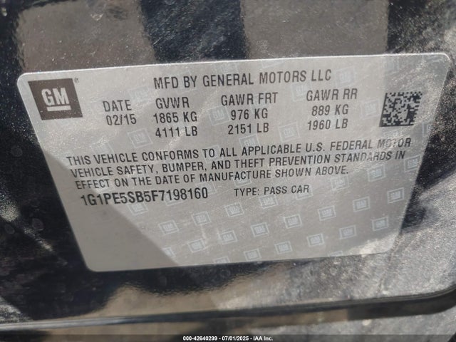 1G1PE5SB5F7198160 Chevrolet LUV