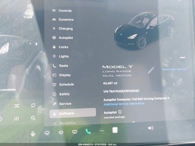 2024 TESLA MODEL Y 7SAYGAEEXRF005197 Photo 6
