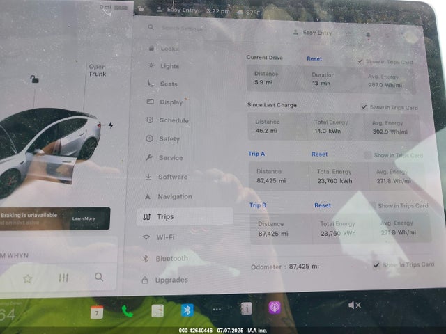 Tesla MODEL 3 2020 5YJ3E1EC9LF641371 Image 7