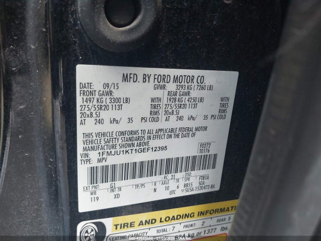 1FMJU1KT1GEF12395 Ford gtdi