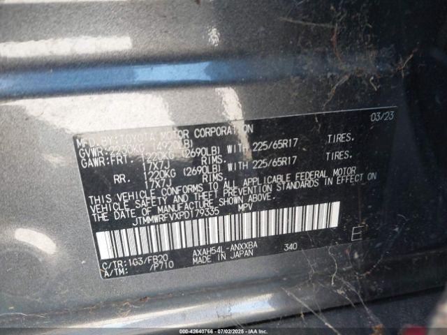 2023 TOYOTA RAV4 HYBRID JTMMWRFVXPD179335 Photo 8