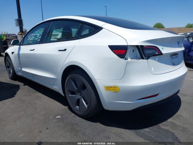 2022 TESLA MODEL 3 5YJ3E1EB9NF267595 Photo 2
