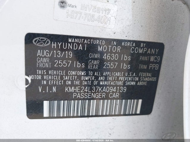 KMHE24L37KA094139 Hyundai gdi nu