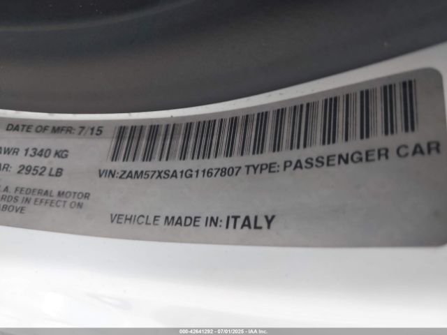 2016 MASERATI GHIBLI ZAM57XSA1G1167807 Photo 8