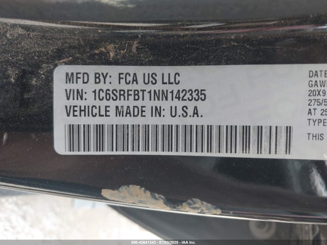 RAM 1500 2022 1C6SRFBT1NN142335 Image 9
