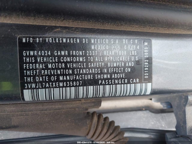 3VWJL7ATXEM635807 Volkswagen Tdi