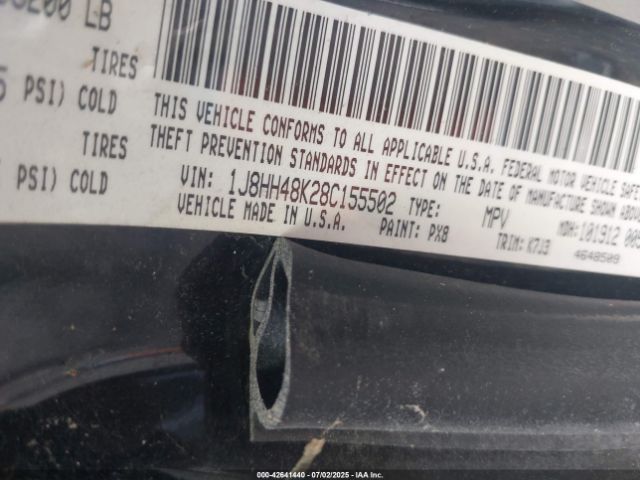 2008 JEEP COMMANDER 1J8HH48K28C155502 Photo 8