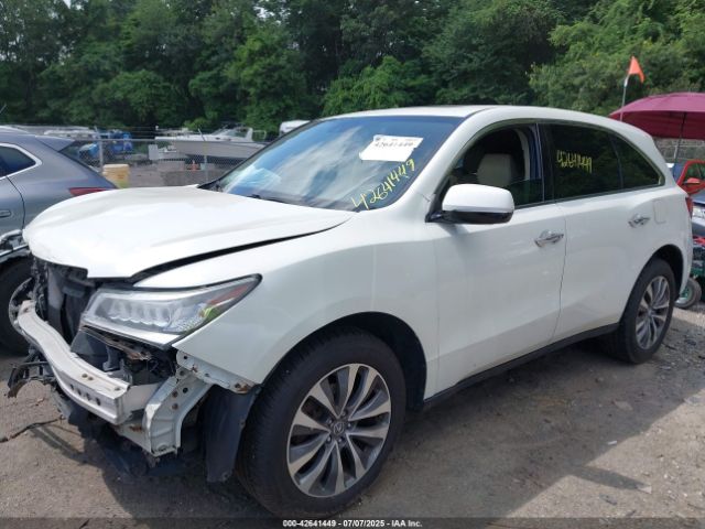 2014 ACURA MDX 5FRYD4H69EB043928 Photo 1