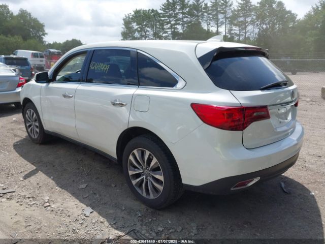 2014 ACURA MDX 5FRYD4H69EB043928 Photo 2