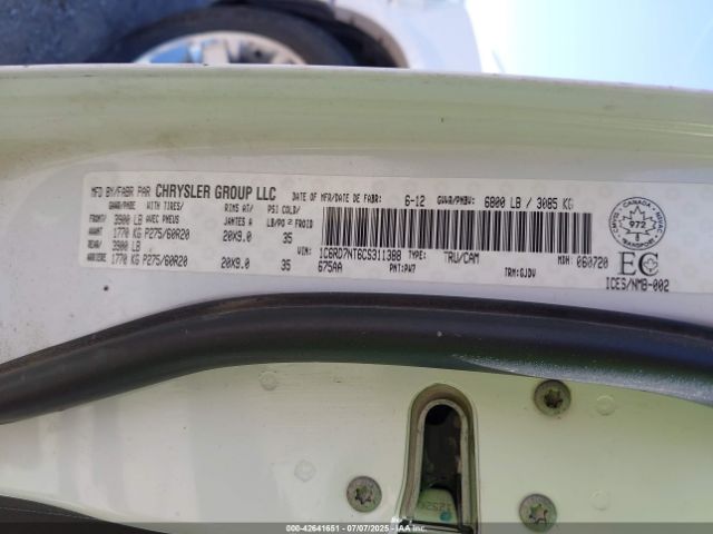 2012 RAM 1500 1C6RD7NT6CS311388 Photo 8