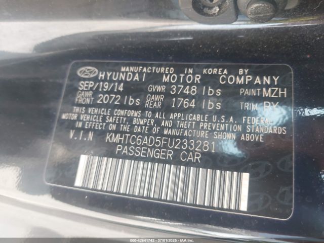 2015 HYUNDAI VELOSTER KMHTC6AD5FU233281 Photo 8