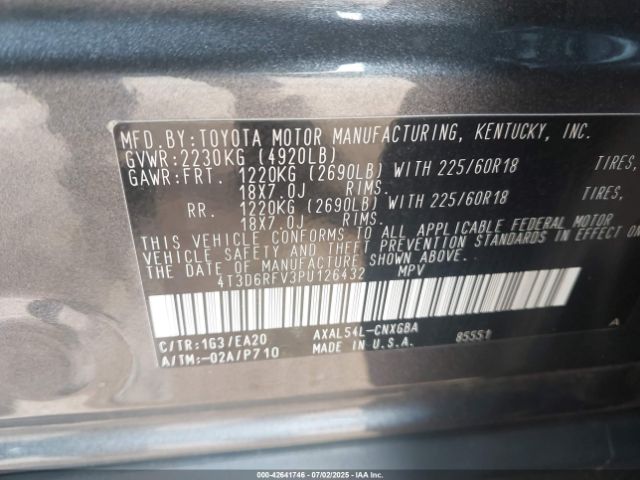 2023 TOYOTA RAV4 HYBRID 4T3D6RFV3PU126432 Photo 8