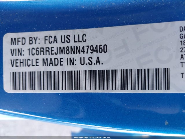 1C6RREJM8NN479460 RAM 1500