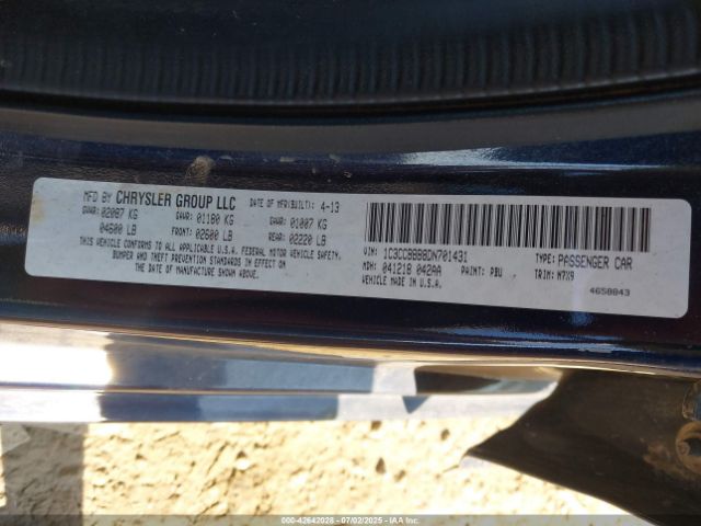 2013 CHRYSLER 200 1C3CCBBB8DN701431 Photo 8