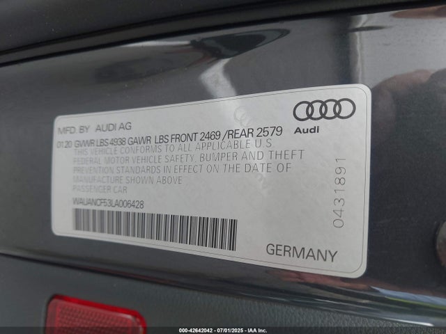 Audi 2020 2020 WAUANCF53LA006428 Image 9