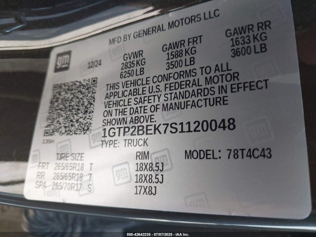 1GTP2BEK7S1120048 GMC l3b