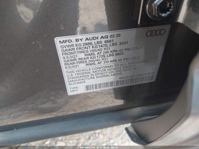 2025 AUDI Q7 WA1LVBF79SD025984 Photo 8