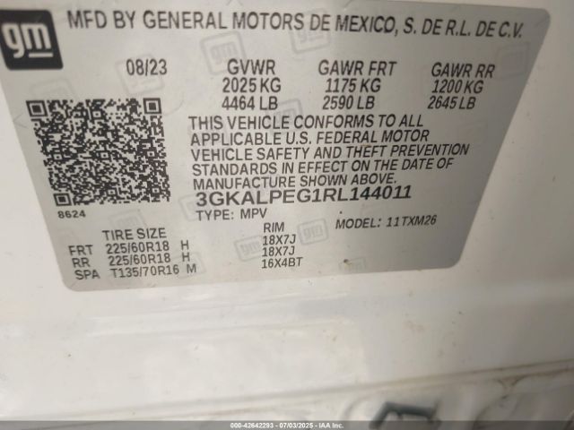 2024 GMC TERRAIN 3GKALPEG1RL144011 Photo 8