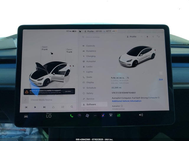 Tesla 2022 2022 5YJ3E1EB4NF164861 Image 7