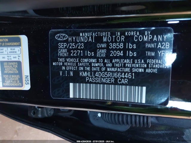 Hyundai mpi nu pe 2024 KMHLL4DG5RU664461 Image 9